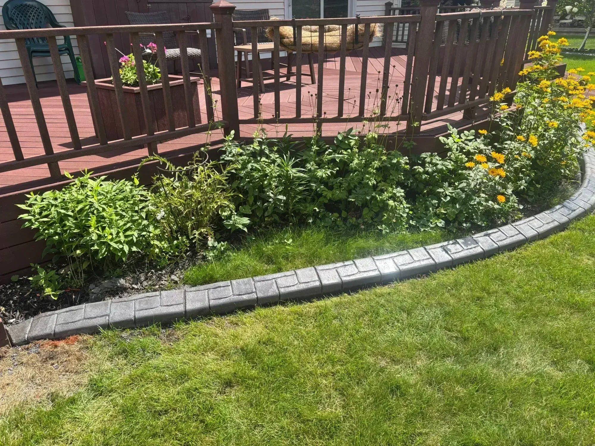Straight Curbing in Eagle River