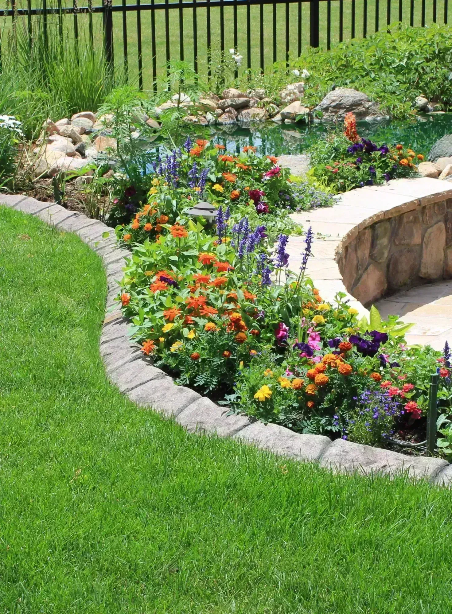 Mower Curbing in Three Lakes
