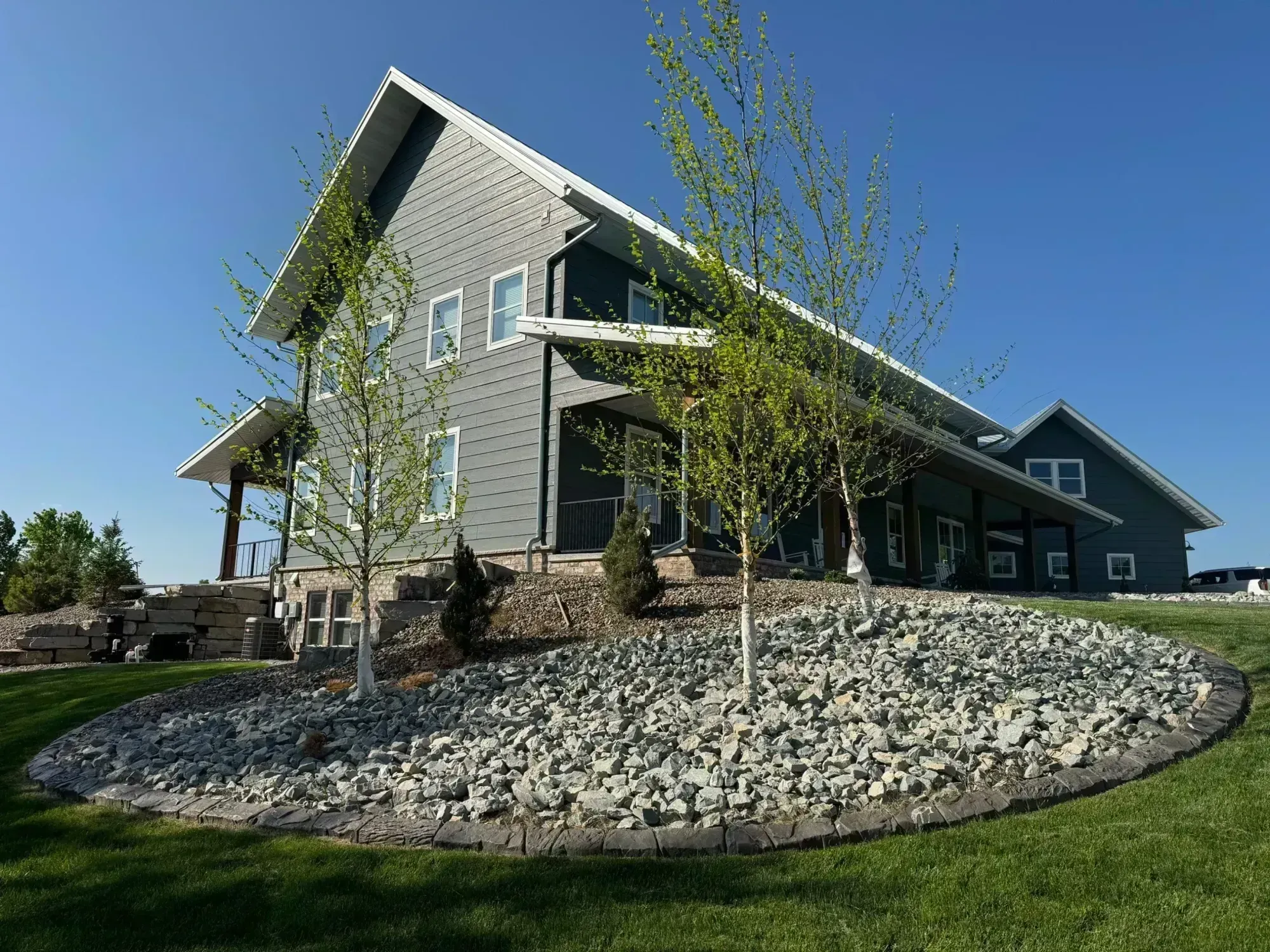 Completed concrete curbing project showcasing expert craftsmanship Completed concrete curbing project showcasing expert craftsmanship